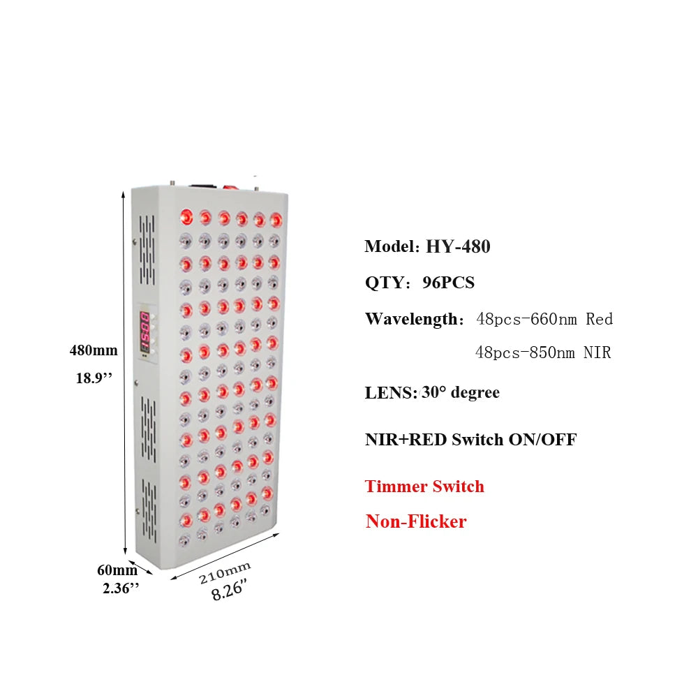 NIR LED Light Therapy Panels (2-5 colours)