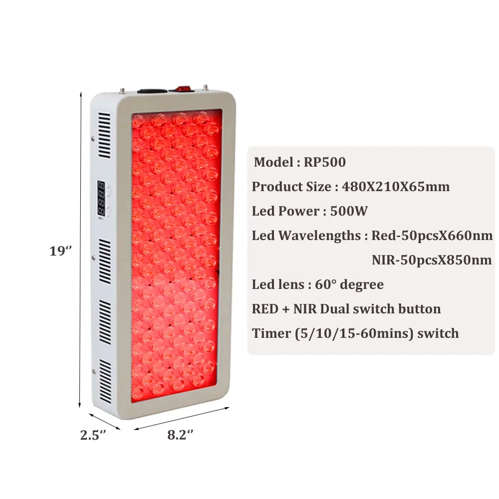 NIR LED Light Therapy Panels (2-5 colours)