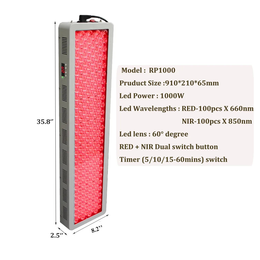 NIR LED Light Therapy Panels (2-5 colours)
